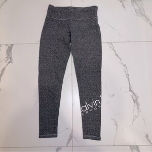 Calvin Klein heather grey leggings tights